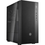 SilverStone FARA R1 V2 midi tower behuizing Zwart | 3x USB-A | Tempered Glass