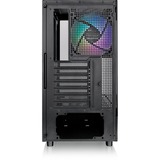 Thermaltake  midi tower behuizing Zwart | 2x USB-A | 1x USB-C | RGB | Window