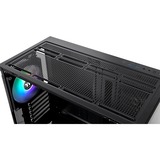 Thermaltake  midi tower behuizing Zwart | 2x USB-A | 1x USB-C | RGB | Window