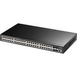 Cudy 48-GbE 4-SFP+ L3 Managed Gigabit Switch Zwart