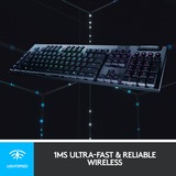 Logitech G915 LIGHTSPEED Wireless RGB Mechanical Gaming Keyboard Zwart, US-International, GL Tactile, RGB leds, Bluetooth