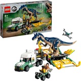 Jurassic World - Dinosaurusmissies: Allosaurus transporttruck Constructiespeelgoed