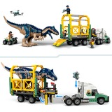 LEGO Jurassic World - Dinosaurusmissies: Allosaurus transporttruck Constructiespeelgoed 76966