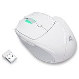 Sharkoon OfficePal M25W gaming muis Wit, 400 - 4000 DPI, RGB, 2,4 GHz / USB