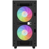 DeepCool CH360 mini tower behuizing Zwart | 1x USB-A | 1x USB-C | RGB | Window