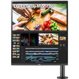 LG DualUp 28MQ780-B 27.6" monitor Zwart, 2x HDMI, 1x DisplayPort, 3x USB-A, USB-C