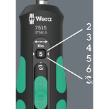 Wera 7515 Kraftform Safe-Torque Speed draaimomentschroevendraaier Zwart/groen, 2-6 Nm