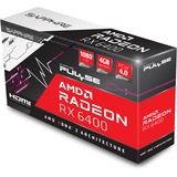 SAPPHIRE PULSE AMD Radeon RX 6400 grafische kaart RDNA 2, 1x DisplayPort, 1x HDMI