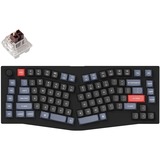 Keychron V10-D3, toetsenbord Zwart, US lay-out, Keychron K Pro Brown, RGB leds, 75% Alice, OSA Profile Double-Shot PBT, hot swap, Knob