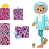 Mattel Cutie Reveal met kostuumthema en 10 verrassingen Pop Teddybeer als dolfijn