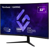 ViewSonic VX3218-PC-MHD 32" Curved gaming monitor Zwart, 2x HDMI, 1x DisplayPort, 180 Hz