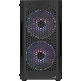 Aerocool Trinity Mini v3 mini tower behuizing Zwart | 3x USB-A | RGB | Window