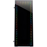 Inter-Tech X-908 Infini2 White midi tower behuizing Wit | 2x USB-A | 2x USB-C | RGB | Window