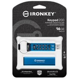 Kingston IronKey Keypad 200 16 GB usb-stick USB-A 3.2 Gen 1