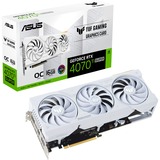 ASUS TUF Gaming GeForce RTX 4070 Ti SUPER 16GB GDDR6X White OC Edition grafische kaart Wit, 2x HDMI, 3x DisplayPort, DLSS 3