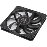 SilverStone Air Slimmer 120 case fan Zwart/transparant, 4-pins PWM fan-connector