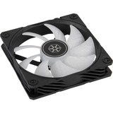 SilverStone Shark Force 120 ARGB case fan Zwart, 4-pins PWM fan-connector