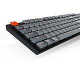 Keychron K1- X1, toetsenbord Grijs/grijs, US lay-out, Gateron Low Profile Red, Witte leds, ABS keycaps, Bluetooth