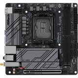 ASRock Z790M-ITX WiFi socket 1700 moederbord Zwart/grijs, RAID, 2.5 Gb-LAN, Gb-LAN, Wi-Fi, BT, Sound, Mini-ITX