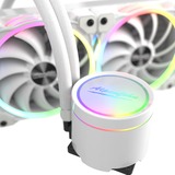 Alpenföhn Gletsjerwater 360 White RGB waterkoeling Wit