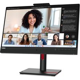 Lenovo ThinkVision T24mv-30 (63D7UAT3EU) 23.8" monitor Zwart, HDMI, DisplayPort, USB-C, Webcam