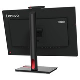 Lenovo ThinkVision T24mv-30 (63D7UAT3EU) 23.8" monitor Zwart, HDMI, DisplayPort, USB-C, Webcam