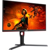 AOC U27G3X/BK 27" 4K UHD gaming monitor Zwart/rood, 2x HDMI, 1x DisplayPort, 160Hz