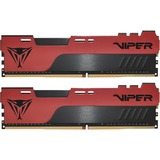 Patriot 32 GB DDR4-4000 Kit werkgeheugen Rood/zwart, PVE2432G400C0K, Viper Elite II, XMP 2.0