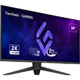 ViewSonic VX3480-2K-PRO 34" UltraWide gaming monitor Zwart, 2x HDMI, 1x DisplayPort | HDR10 | 165 Hz