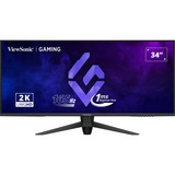 ViewSonic VX3480-2K-PRO 34" UltraWide gaming monitor Zwart, 2x HDMI, 1x DisplayPort | HDR10 | 165 Hz