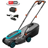 GARDENA Accugrasmaaier PowerMax 32/18V P4A Set Zwart/grijs, Incl. Li-Ion Accu 4,0Ah, POWER FOR ALL ALLIANCE