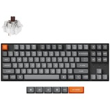 Keychron K8 Max-H3, toetsenbord Zwart, US lay-out, Keychron Super Brown, 80% TKL, RGB leds, OSA Double-shot PBT, hot swap, USB-C | 2.4 GHz | Bluetooth 5.1