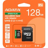 ADATA SPEED PLUS microSDXC 128 GB geheugenkaart UHS-I U3, Class 10, V30, A2