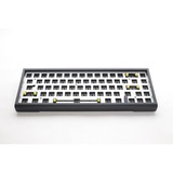 Ducky ProjectD Tinker 65 met QMK/VIA, toetsenbord Zwart/wit, US lay-out, Barebone. RGB led, Hot-swappable, Gasket mount, 65%