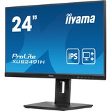 iiyama ProLite XUB2491H-B1 23.8" monitor Zwart, 100 Hz, HDMI, DisplayPort