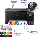 Epson EcoTank ET-2862 A4 multifunctionele Wi-Fi-printer met inkttank all-in-one inkjetprinter Zwart, Scannen, Kopiëren, Wi-Fi, inclusief tot 3 jaar inkt