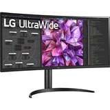 LG UltraWide 34WQ75C-B 34" Curved monitor Zwart, 2x HDMI, DisplayPort, 4x USB-A, USB-B, USB-C, RJ-45