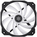 SilverStone Shark Force 160 ARGB case fan Zwart, 4-pins PWM fan-connector