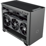 Cooler Master NR200P MAX V2 mini tower behuizing Grijs | 2x USB-A | 1x USB-C | Window