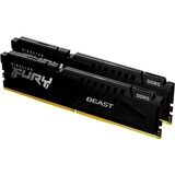 Kingston FURY 64 GB DDR5-6400 Kit werkgeheugen Zwart, KF564C32BBK2-64, Beast, XMP