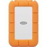 LaCie Rugged Mini 2 TB externe SSD Oranje/zilver, USB-C 3.2 Gen 2x2 (20 Gbit/s)