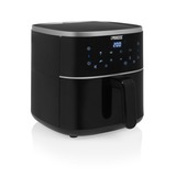 Princess 182238 Digitale Airfryer 4L heteluchtfriteuse Zwart, 4 liter | hetelucht | verstelbaar Airfryer rek | BPA-vrij