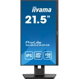 iiyama ProLite XUB2293HS-B6 21.5" monitor Zwart, HDMI, DisplayPort, Audio