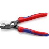 KNIPEX Kabelschaar met dubbele snijkanten 9512200 kniptang Rood/blauw