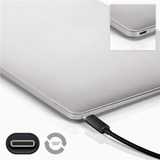 goobay Sync & Charge Super Speed USB-C kabel Zwart, 0,5 meter