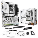 ASRock B850 Steel Legend WiFi socket AM5 moederbord RAID, 2.5 Gb-LAN, Wi-Fi 7, BT, Sound, ATX