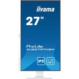 iiyama ProLite XUB2797HSN-W2 27" monitor Wit, 100 Hz, HDMI, DisplayPort, USB-C, RJ45 (LAN), Audio