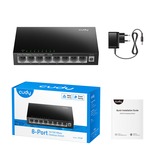 Cudy 8-Port 10/100 Mbps Desktop Switch Zwart