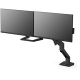 Ergotron HX Desk Dual Monitor Arm monitorarm Zwart