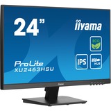 iiyama ProLite XU2463HSU-B1 23.8" monitor Zwart, 100Hz, HDMI, DisplayPort, USB, Audio, AMD FreeSync